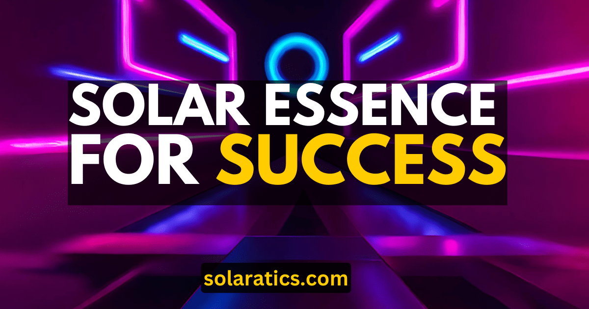 Power of Solar Essence for Success