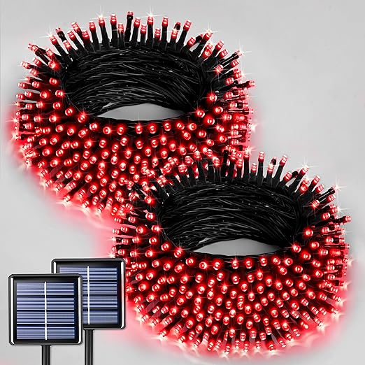 Red-Solar-Christmas-Lights-Total-400-LED-151FT