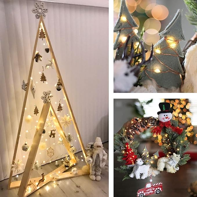 Warm White Solar String Lights For Christmas Tree