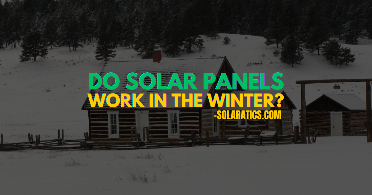 Do Solar Panels Work in the winter