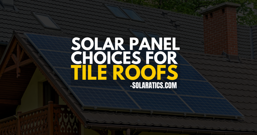 Installing Solar Panels on Tile Roofs
