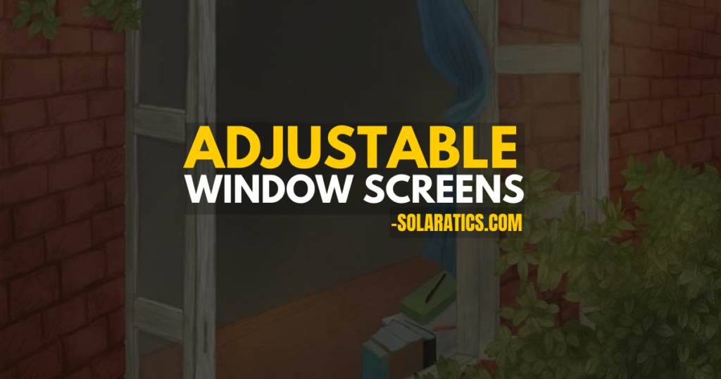 Cheap Ways To Block Heat From Windows with Adjustable Window Screens