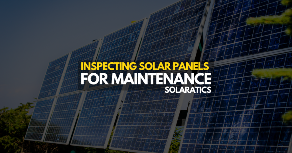Inspecting Solar Panels for Maintenance