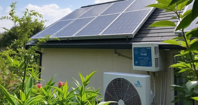 A.C can run on solar panel /save money