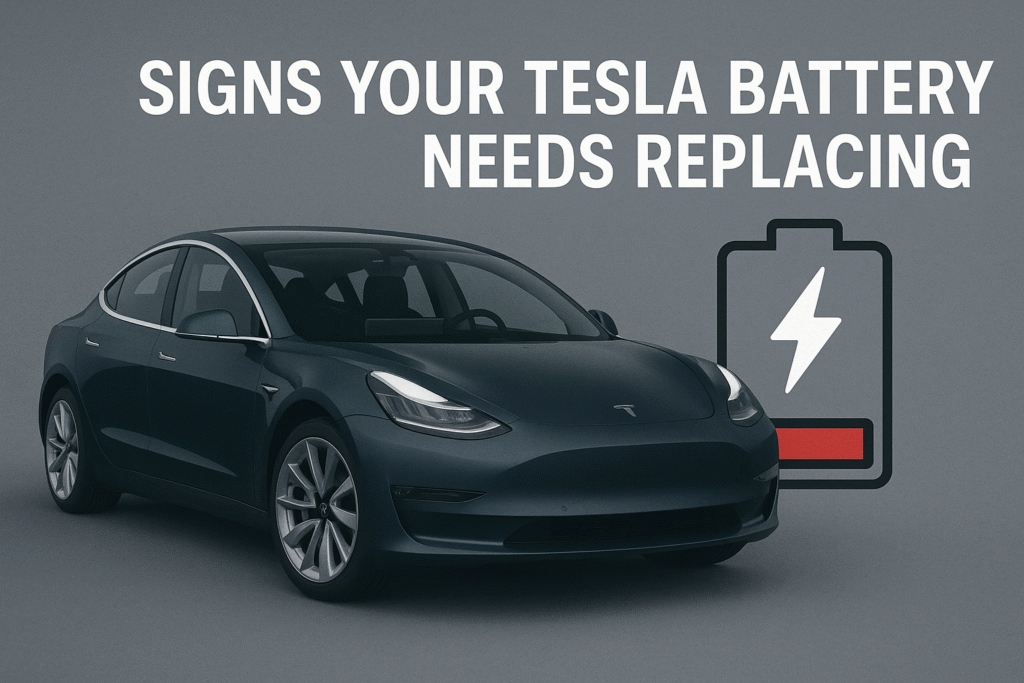 Signs Your Tesla Battery Needs Replacing