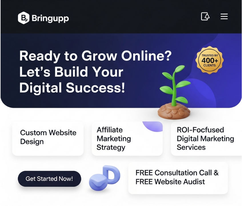 Bringupp a digital agency ad