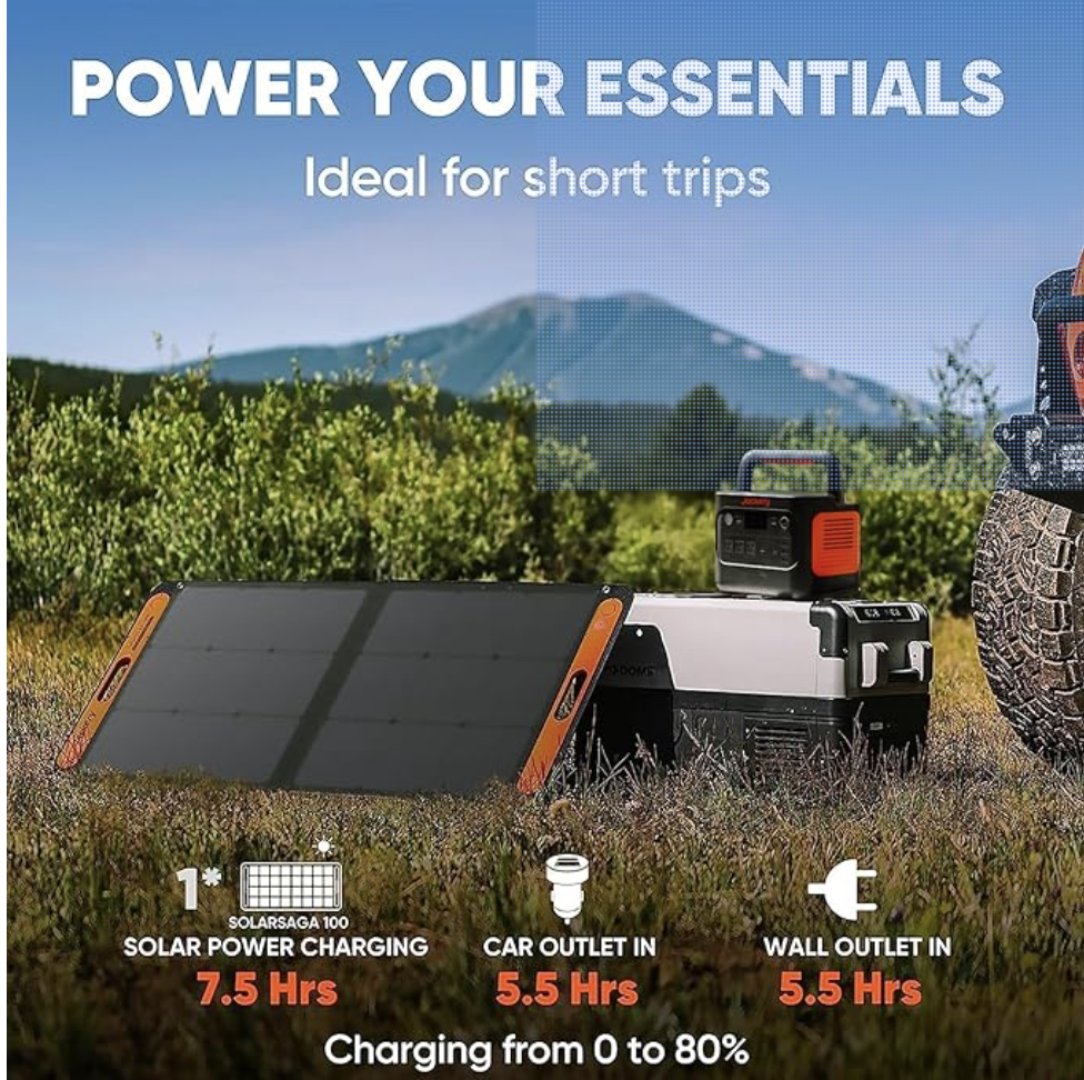 Jackery Solar Generator 240 (with SolarSaga 60W or 100W Panel)