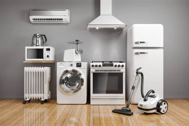 solar panel powering household appliances