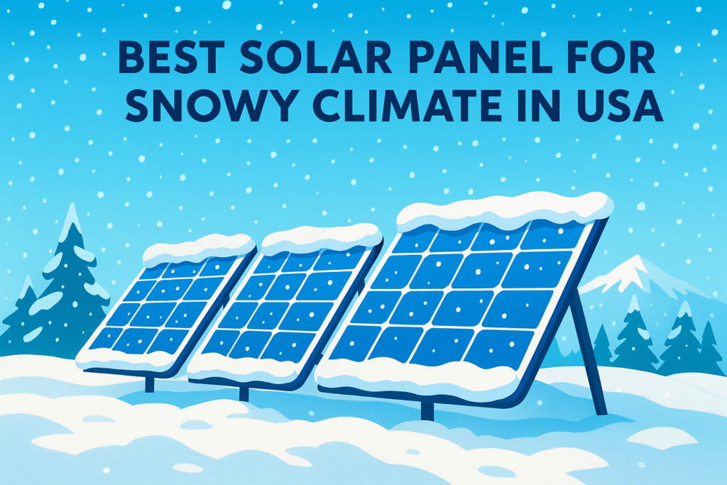   best solar panel for snowy climate in USA