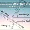 solar panel calculator tilt
