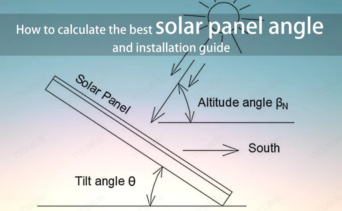 solar panel calculator tilt