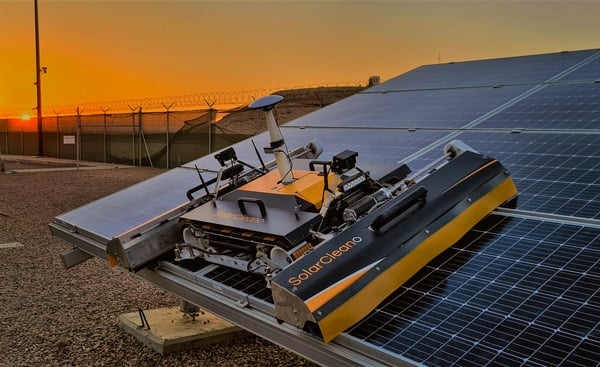 ai powered solar panel cleaning robots