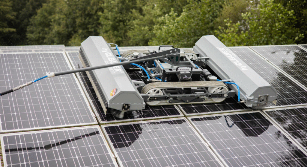 AI Solar Panel Cleaning Technology