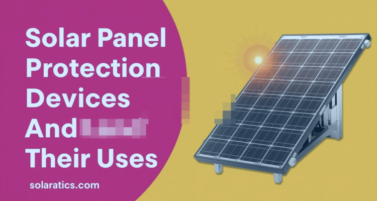 solar panel protection devices and their uses