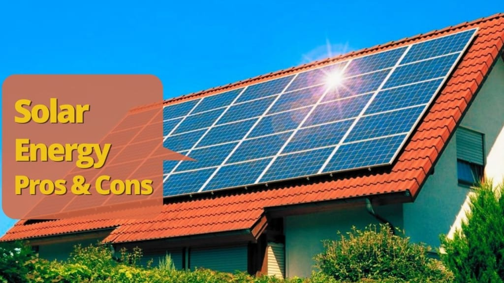 pros and cons of solar energy