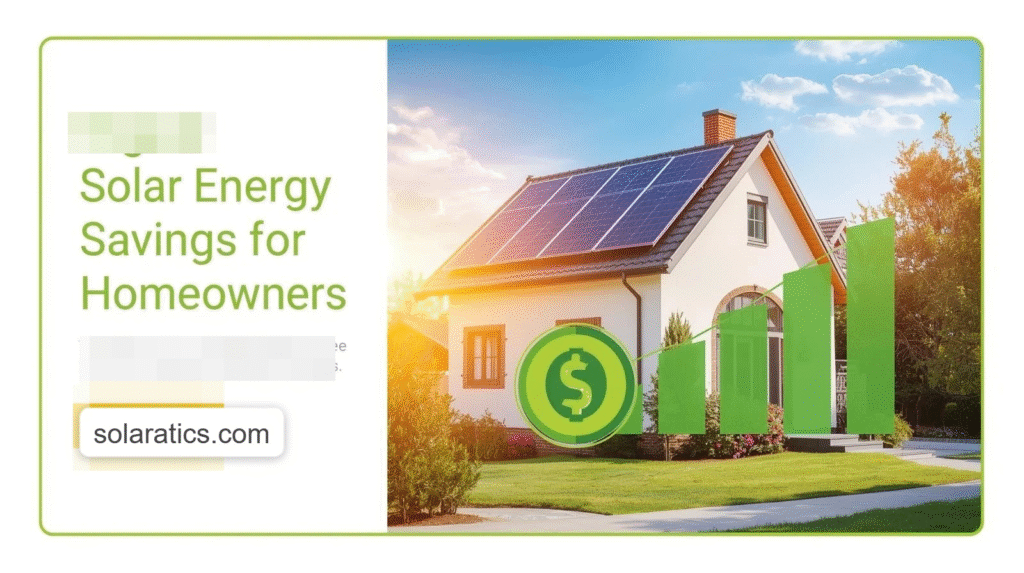 solar energy savings for home owners 