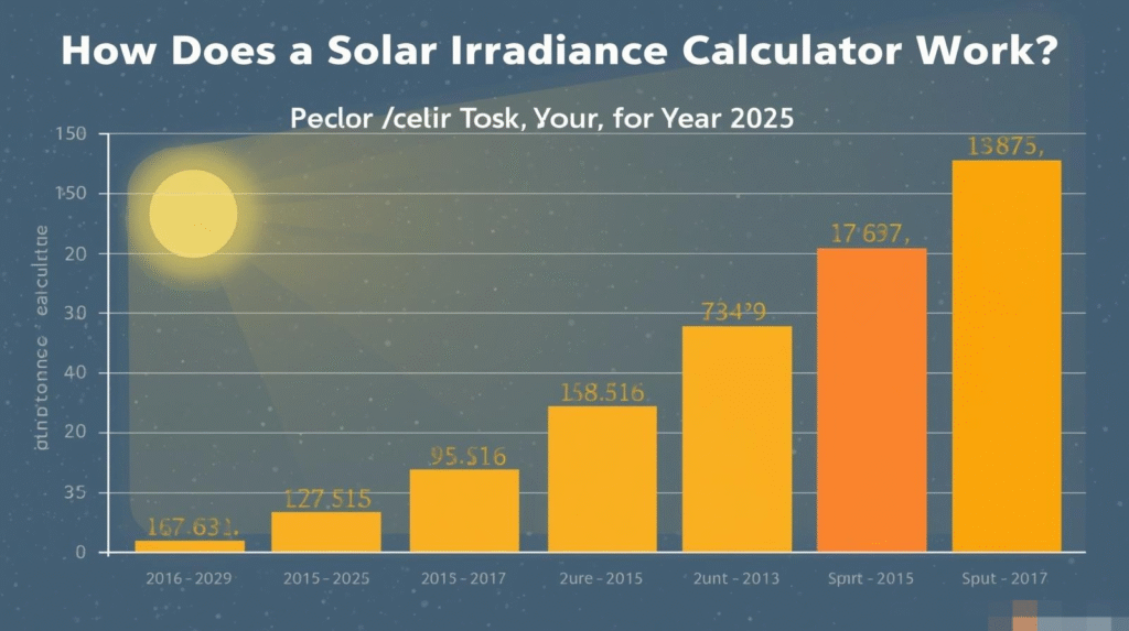 how solar irradiance calculator works