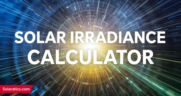 solar irradiance calculator